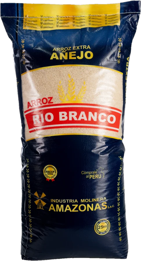 Saco de Río Branco Azul Dorado